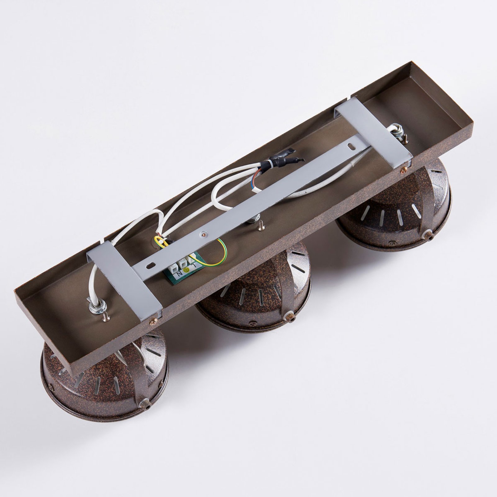 Tamin 3 Deckenleuchte Rust/White - Lindby