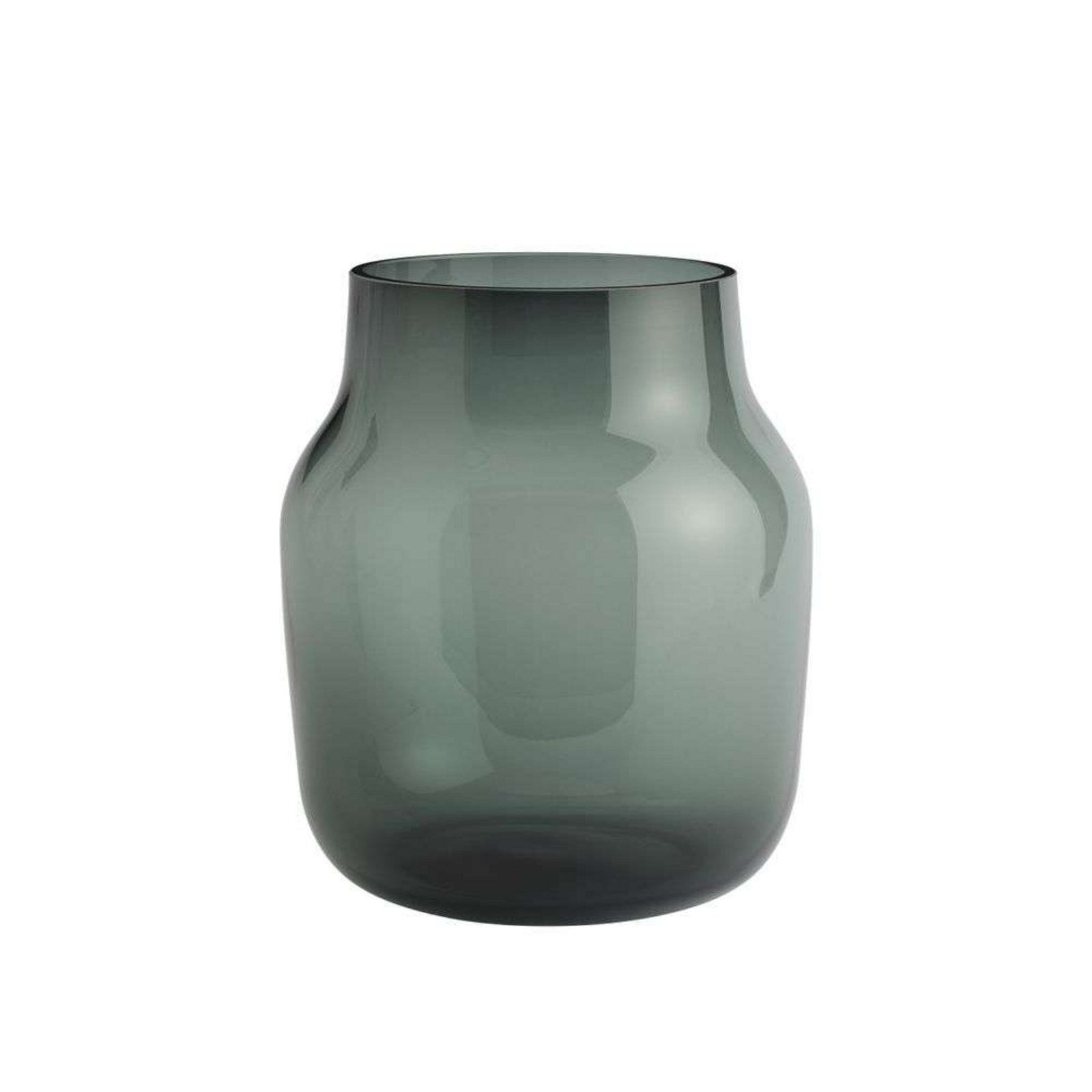 Silent Vase Ø20 Dark Green - Muuto