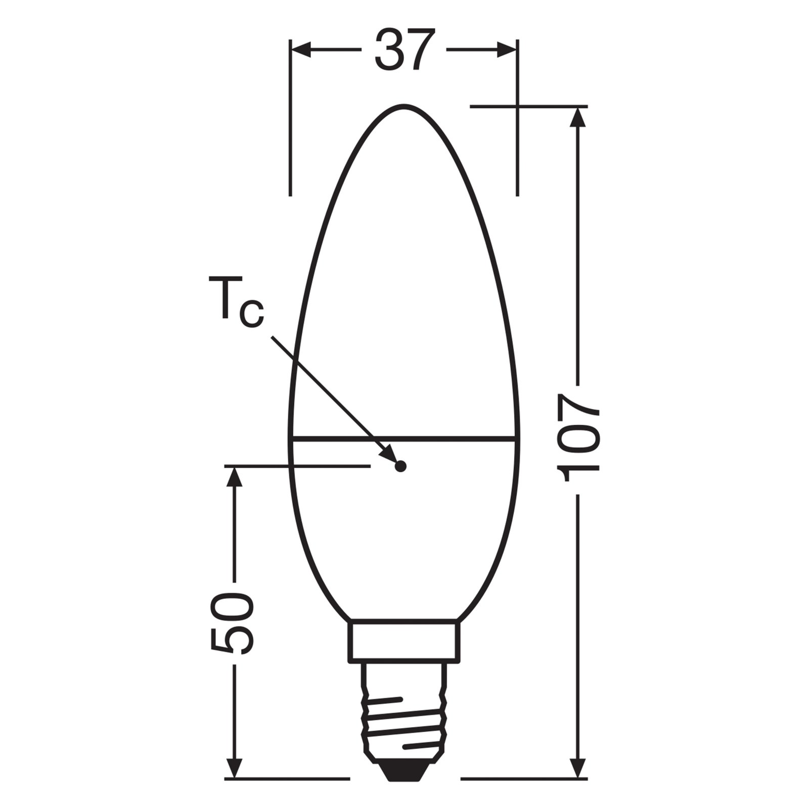 OSRAM LED sviečka Relax/Active/Sleep E14 4,9W matná 827/840