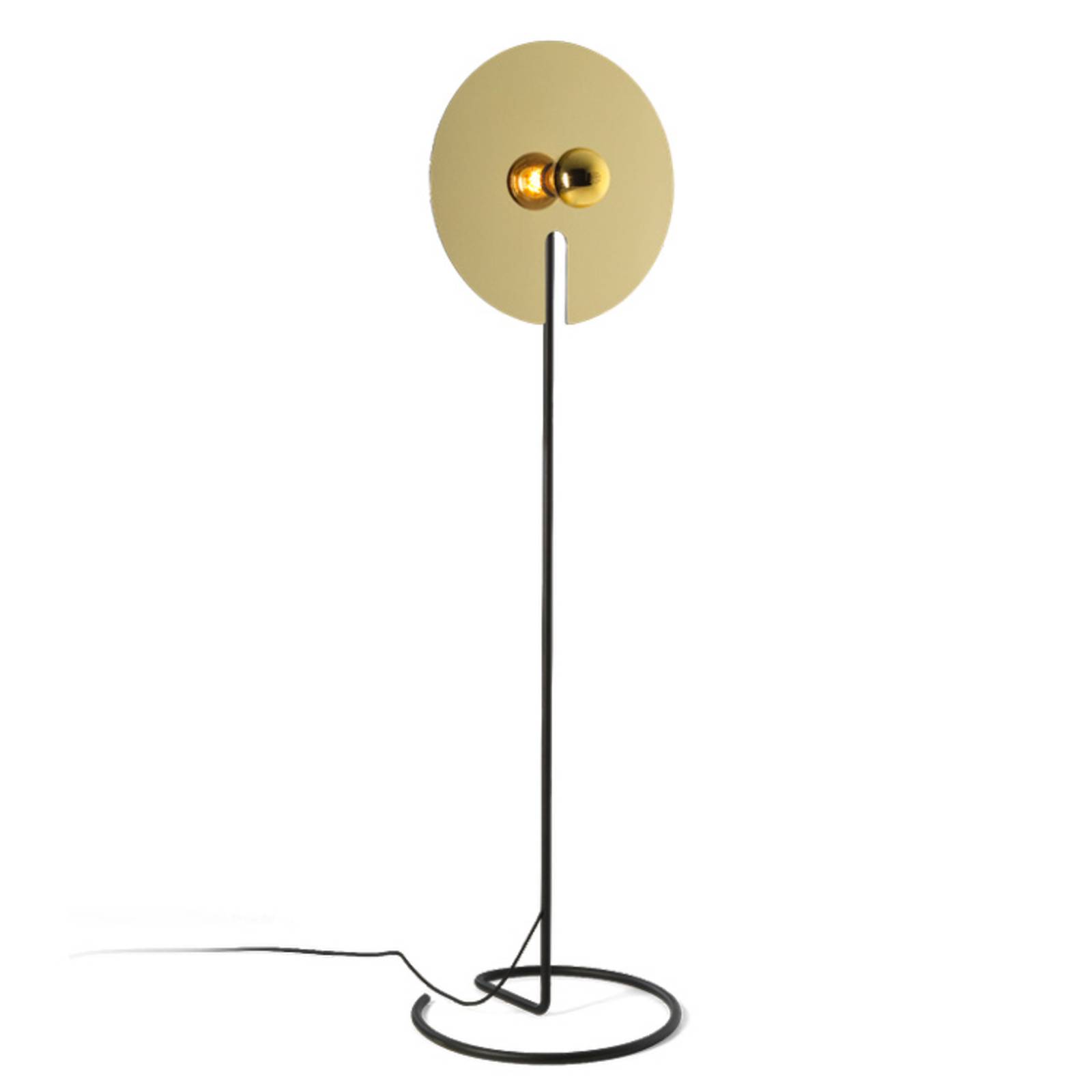 Wever & Ducré Lighting WEVER & DUCRÉ Stojací lampa Mirro 2.0 černá/zlatá