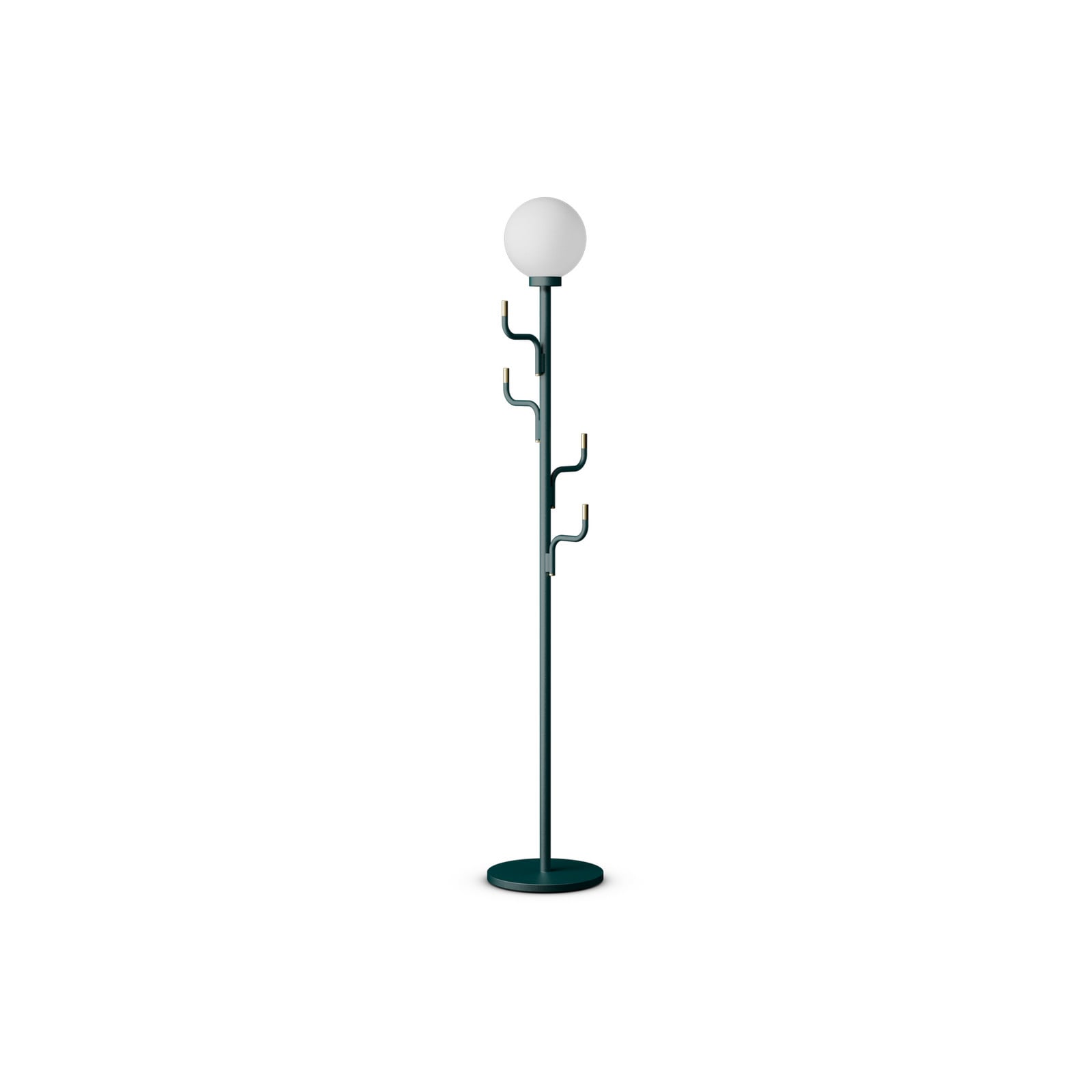 Silhouette Stand 01 – maavalaisin, sinivihreä, 185 cm – Swedish Ninja Forming Function - Olohuone - Design - Metalli - Yksilamppuinen