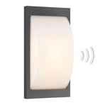 LED lampă de perete pentru exterior 069LEDSEN, grafit, senzor