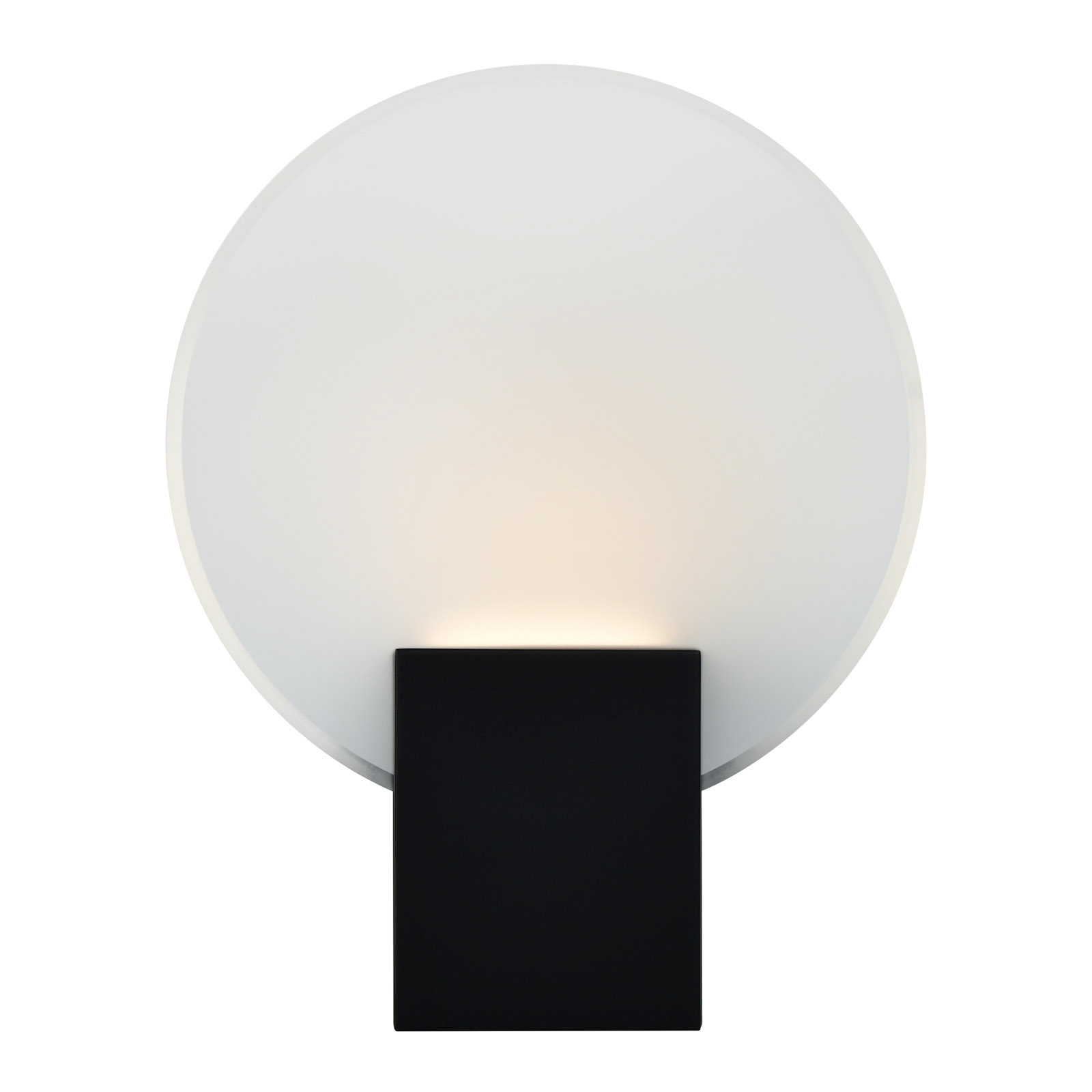 LED wandlamp Hester, IP44, zwart