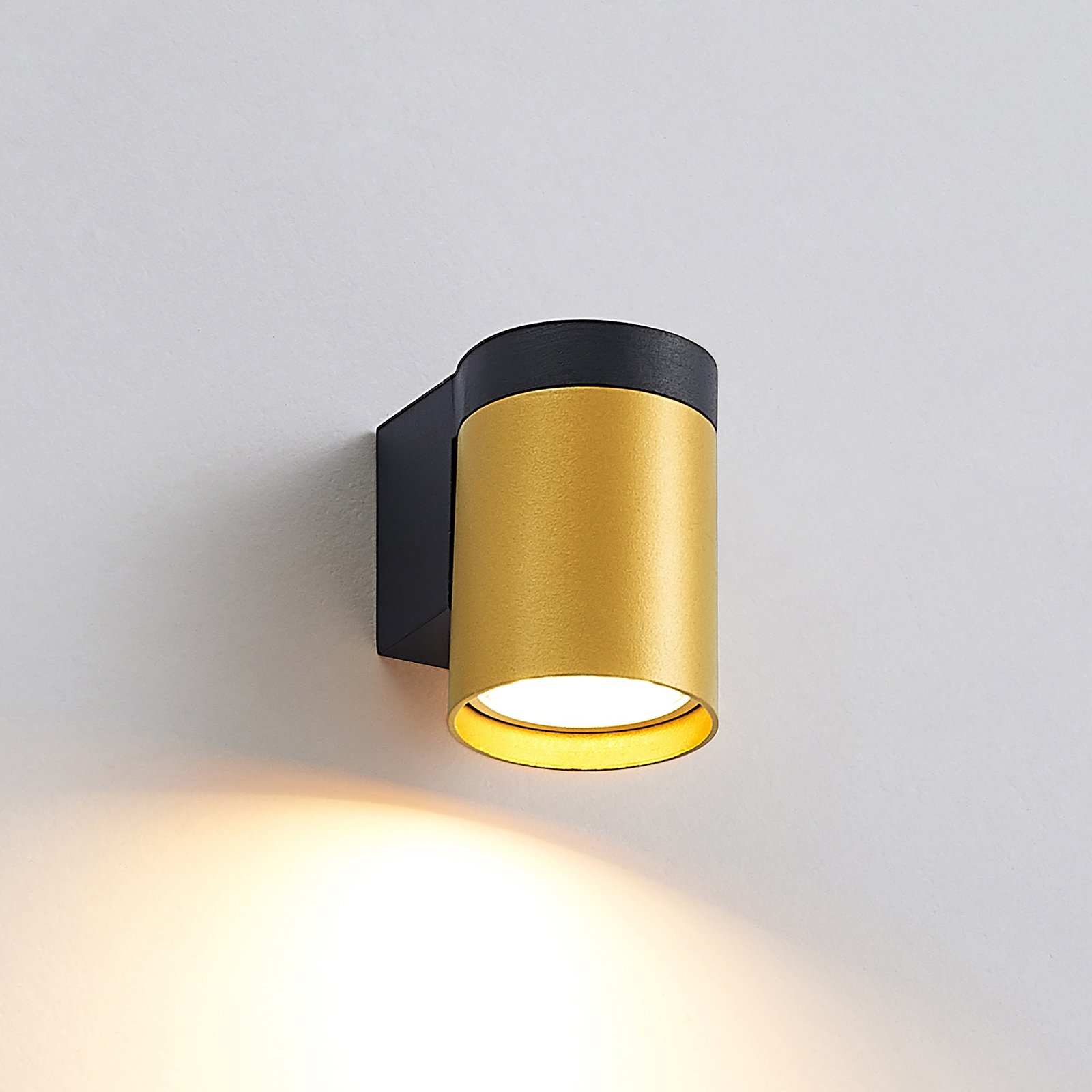 Arcchio Asra wandlamp, 1-lamp, goud