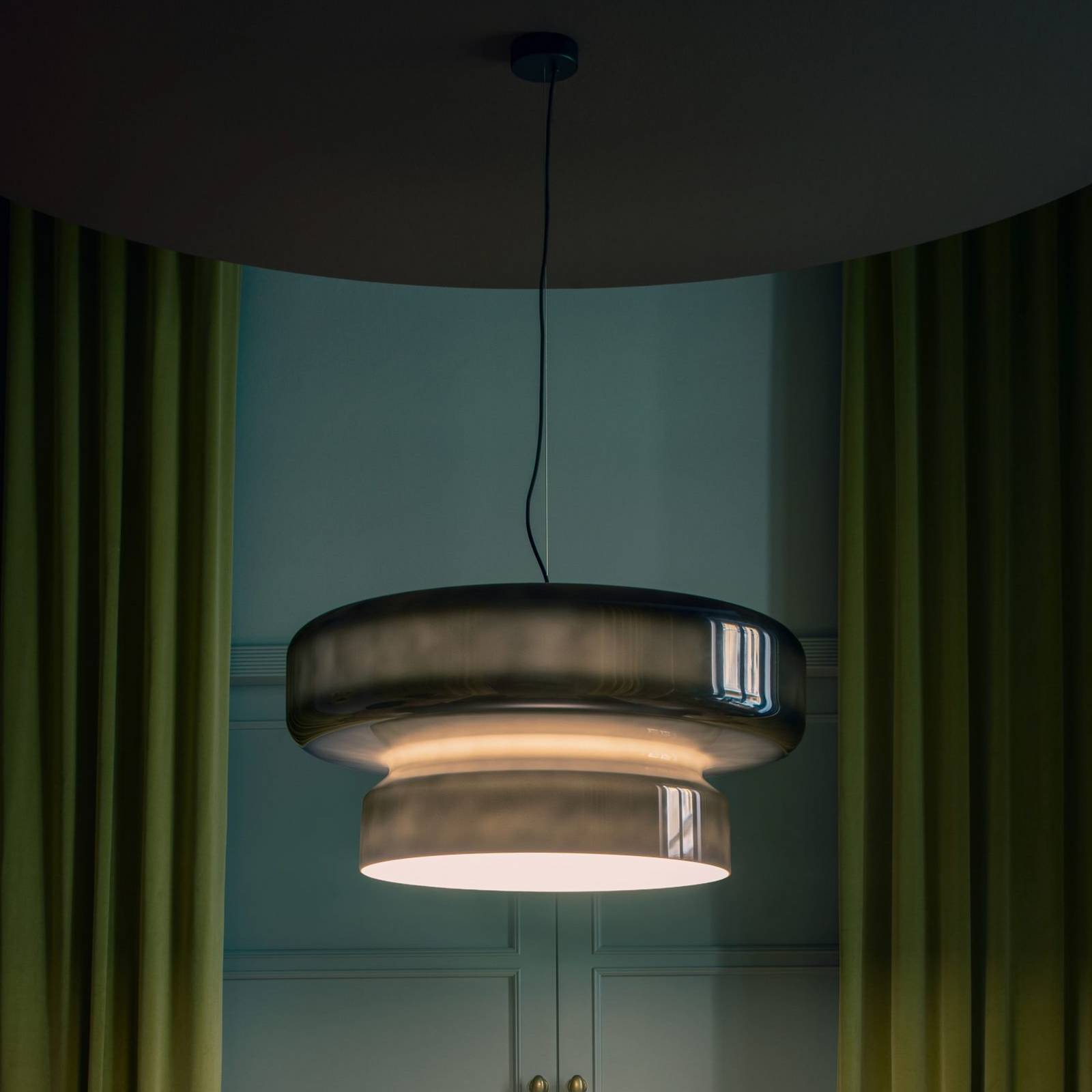 MARSET LED-Hängeleuchte Bohemia, Triac, rauchgrau günstig online kaufen