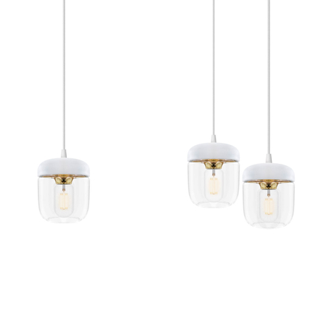 UMAGE Acorn Pendellampe 3fl weiß/messing