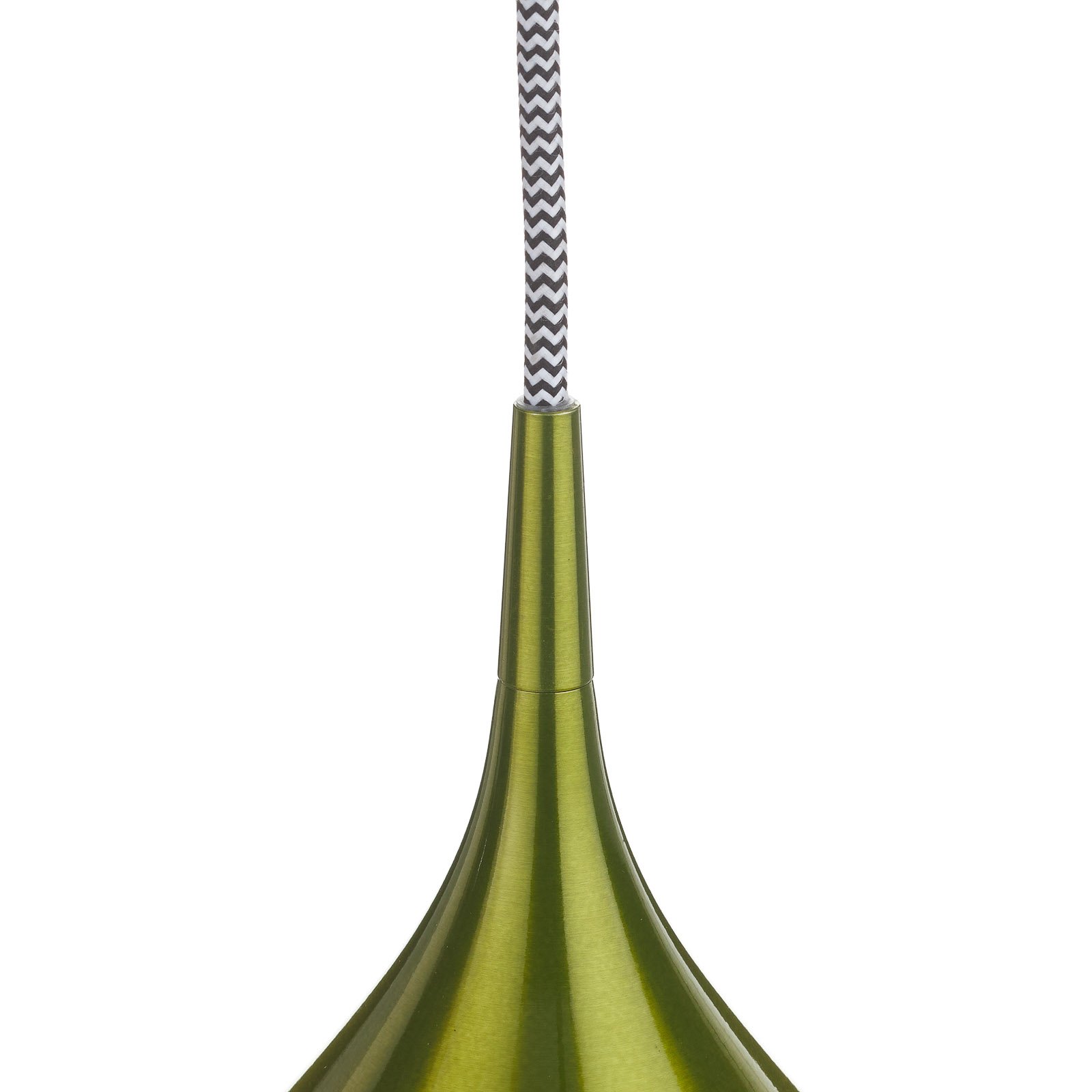 Вибрираща висяща лампа Ø 12 см, зелена