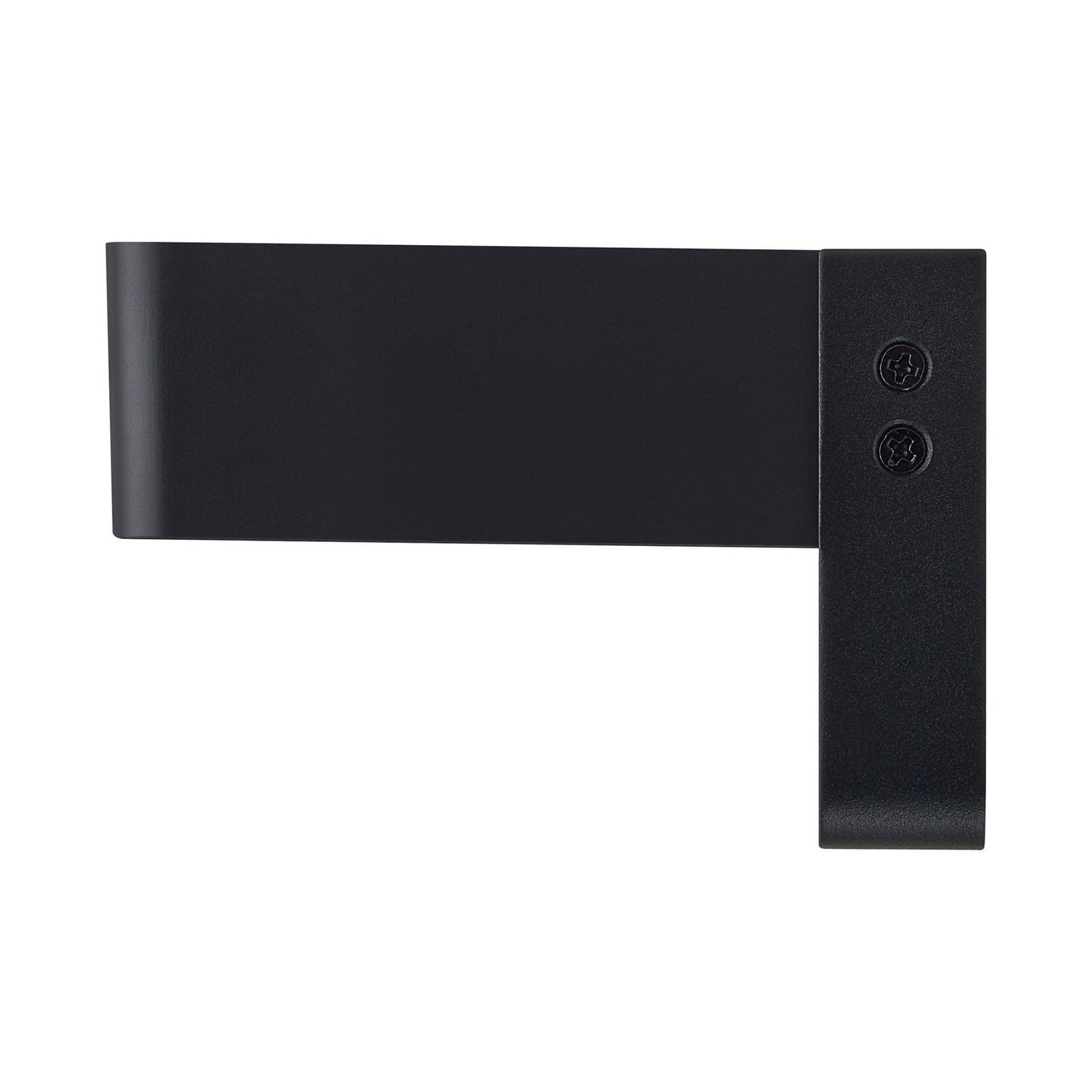Solar-LED-Außenwandleuchte Saulio, schwarz, Aluminium, IP44
