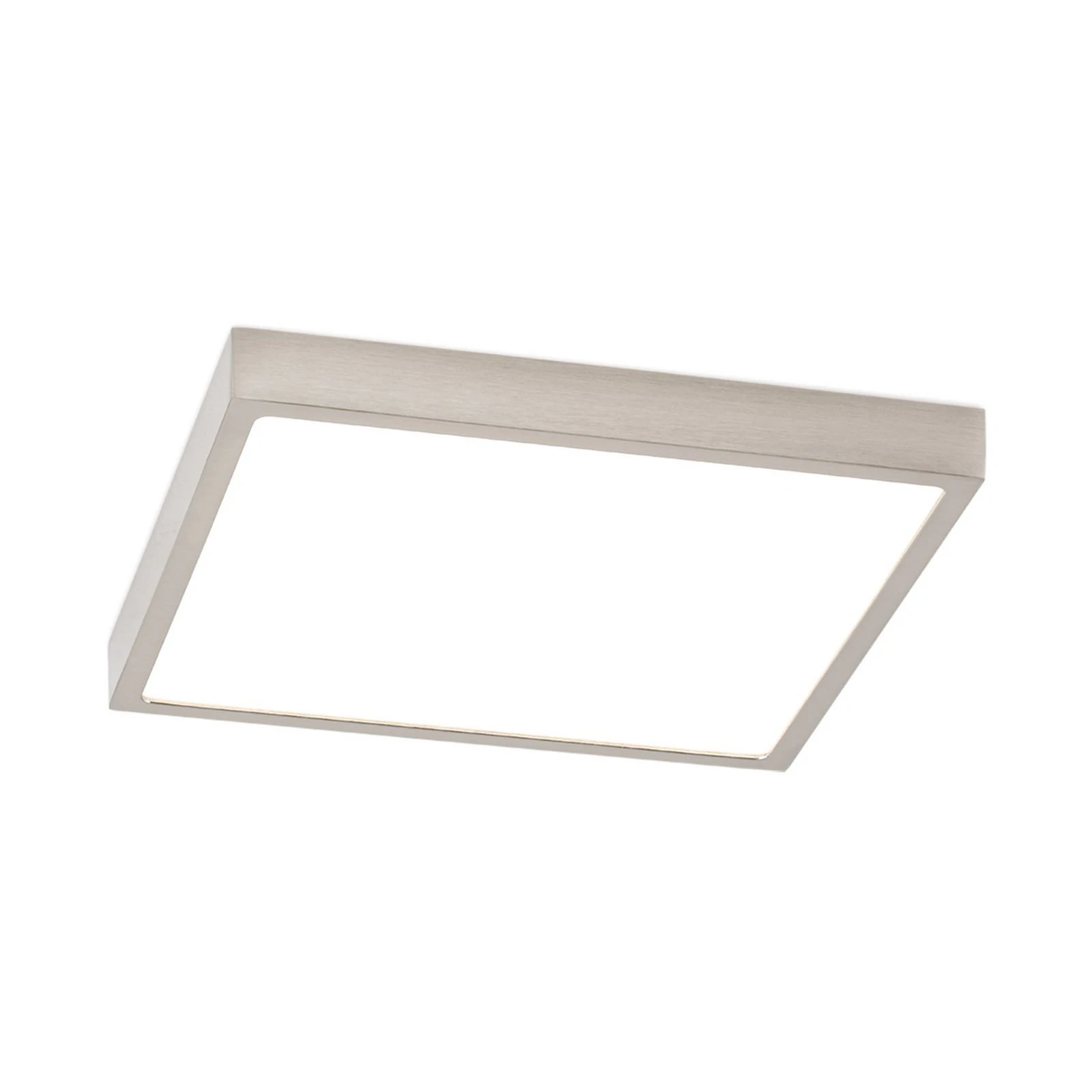 Plafonieră LED pentru tavan Disc, culoare nichel satinat Lungime 24 cm CCT