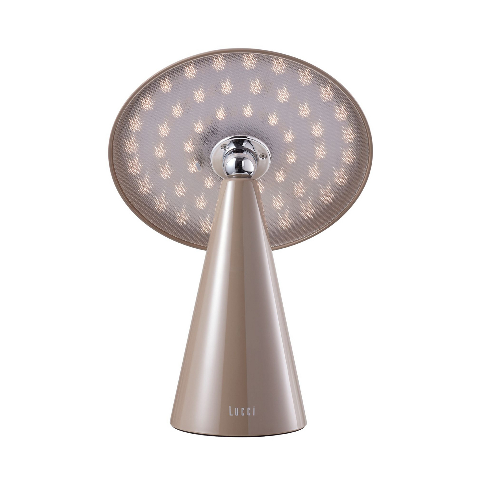„Beacon“ LED akumuliatorinė stalinė lempa „Kinoko“, ruda, 27 cm, CCT „Beacon“ LED akumuliatorinė stalinė lempa „Kinoko“, ruda, 27 cm, CCT