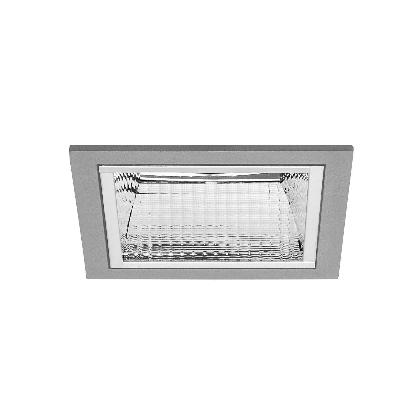 BRUMBERG Apollo Mini facettiert DALI, eckig, 4.000 K, silber