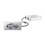 BRUMBERG LED recessed spotlight Tirrel-S, RC-dimmable, aluminium matt