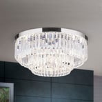 LED осветление за таван Prism, хром, Ø 55 cm