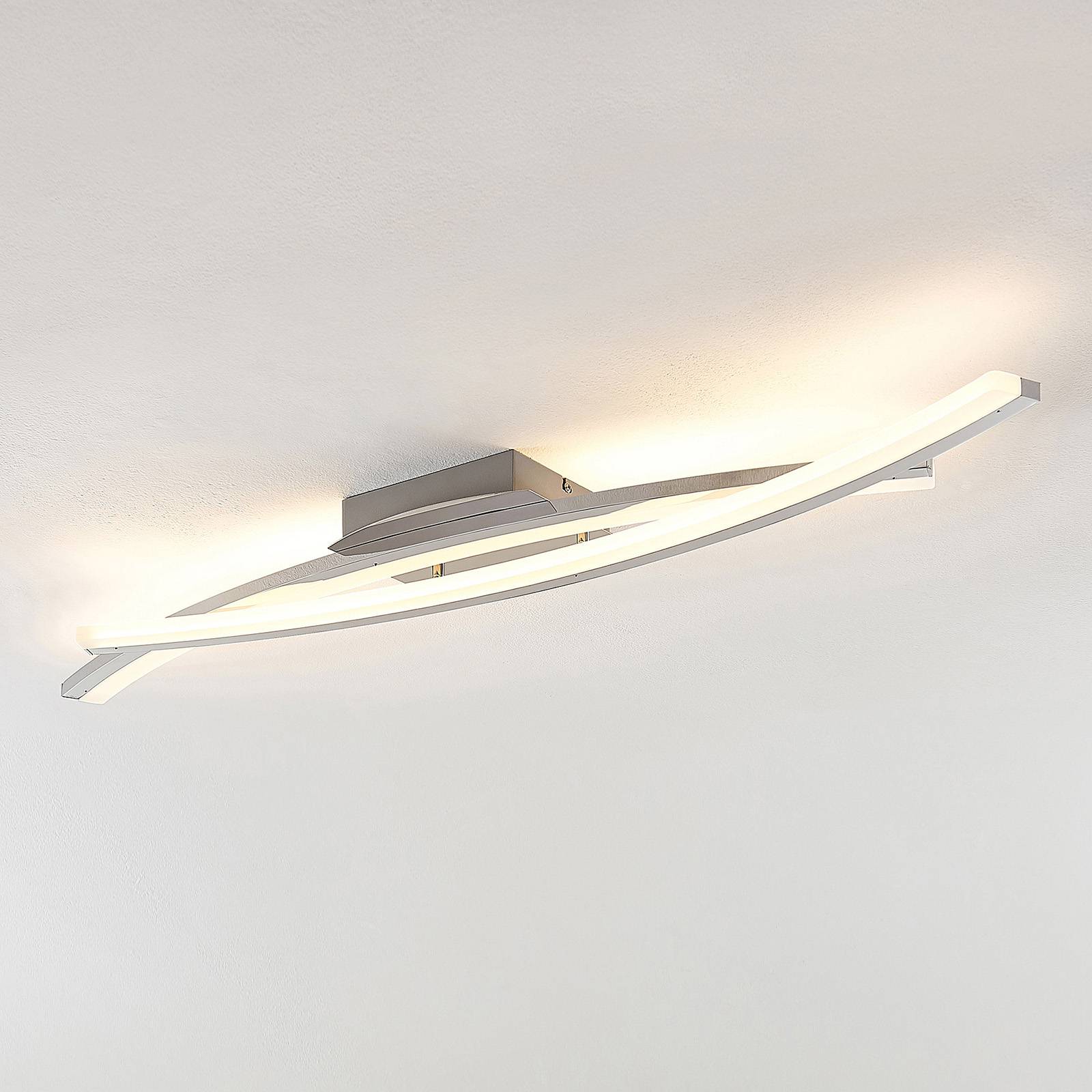 Lindby Lindby Elarit LED stropní světlo, chrom