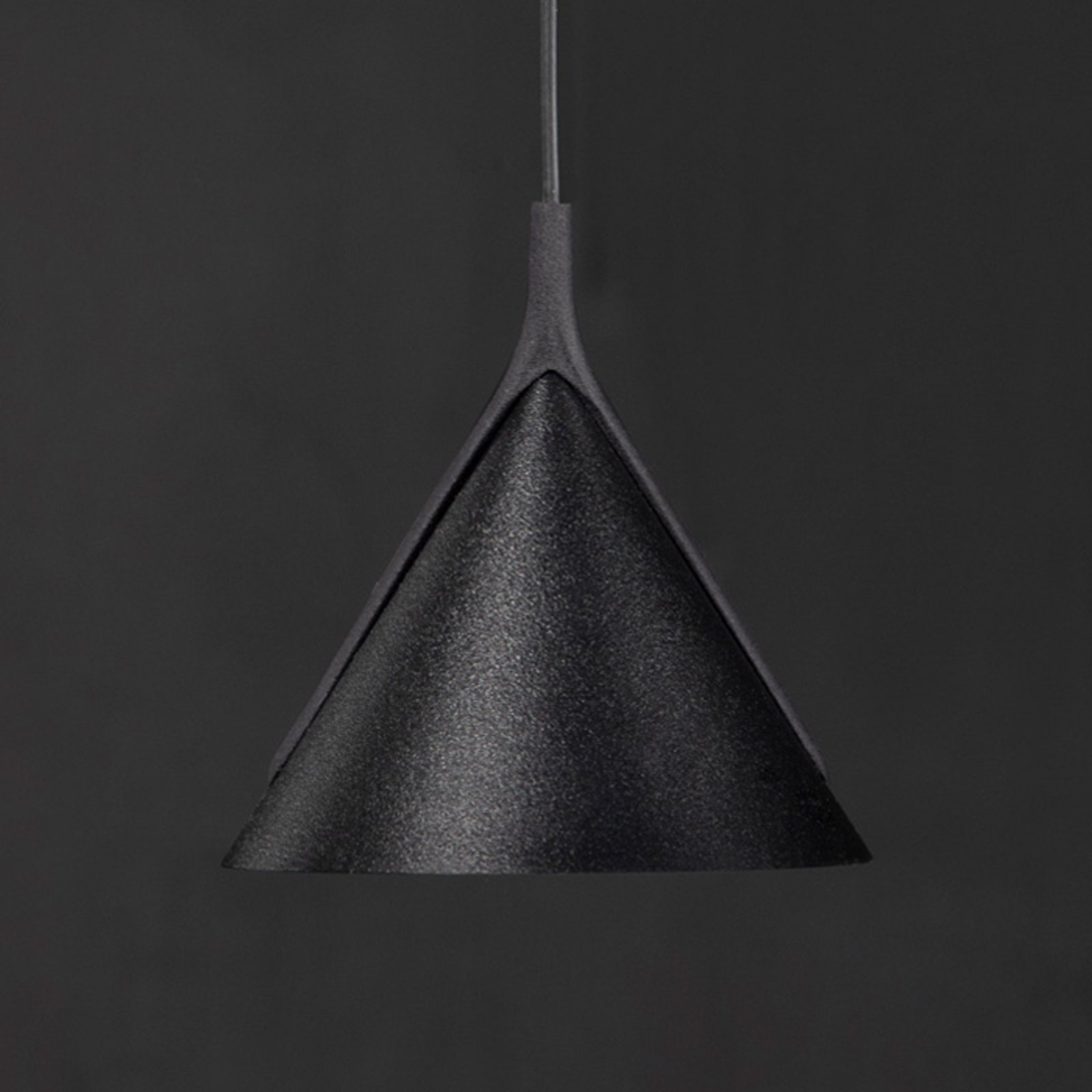 Axolight Jewel Mono pendant black-grey 2700K 38°