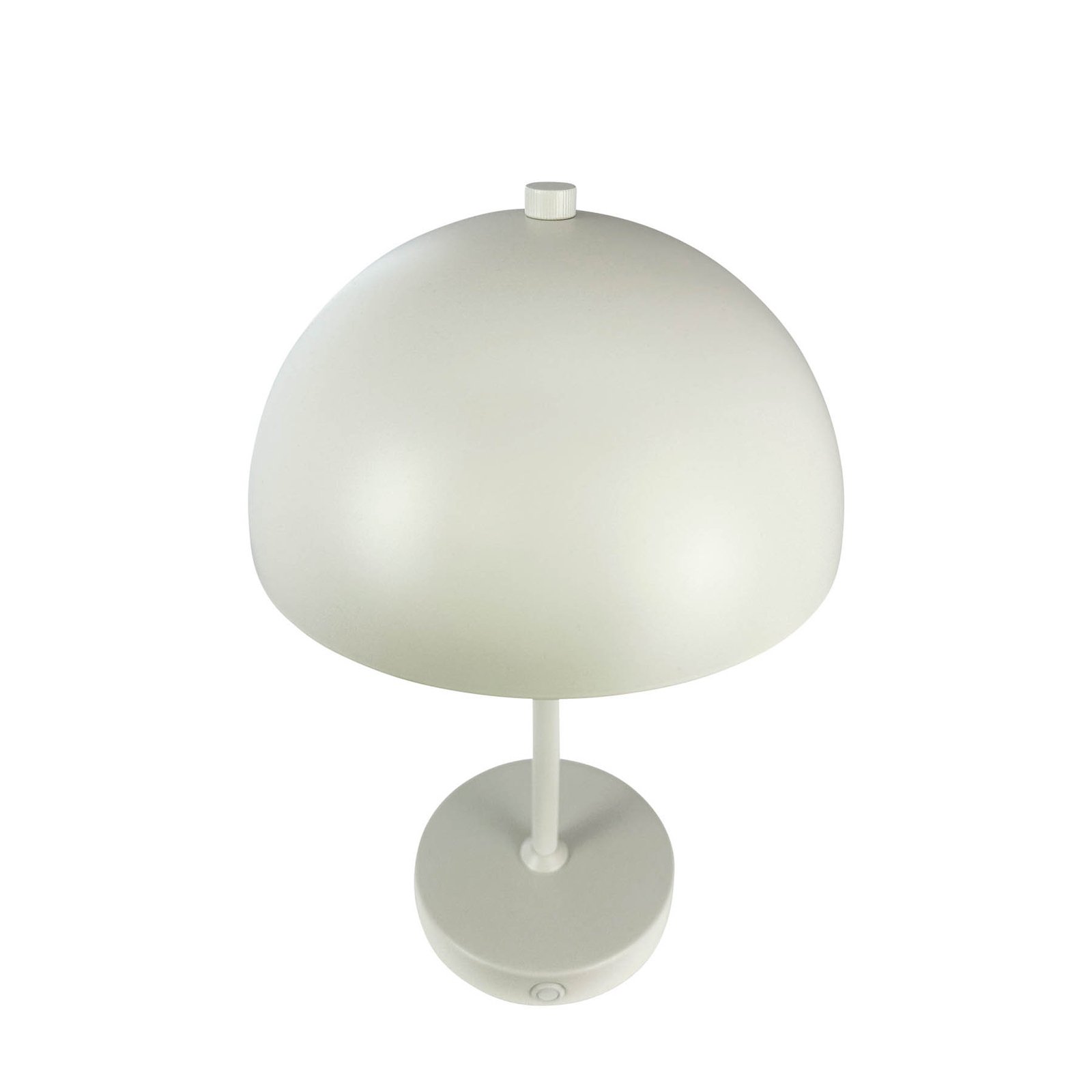 Dyberg Larsen Stockholm rechargeable table lamp, pearl white