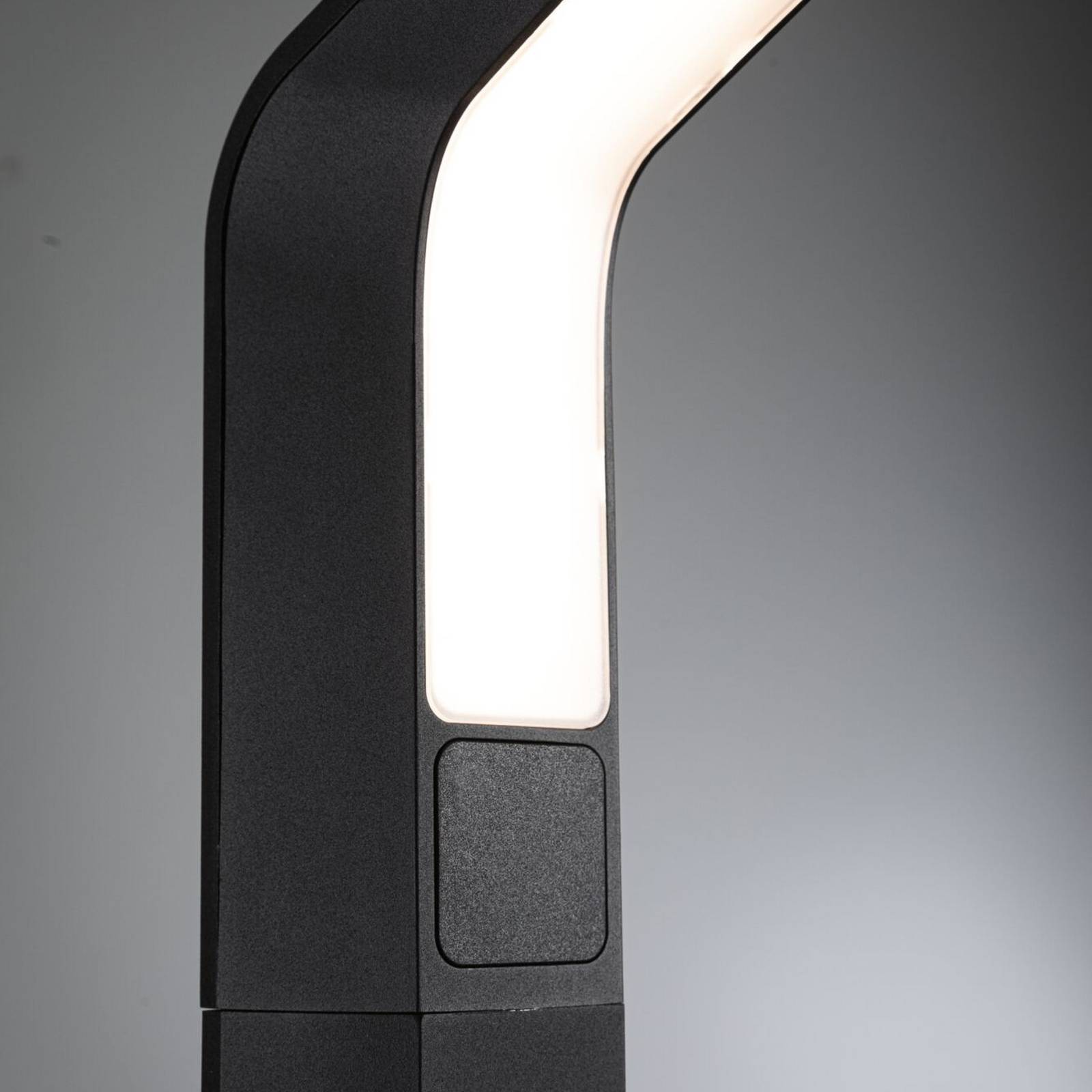 Paulmann LED-gangbelysning Merano sensor aluminium antrasitt