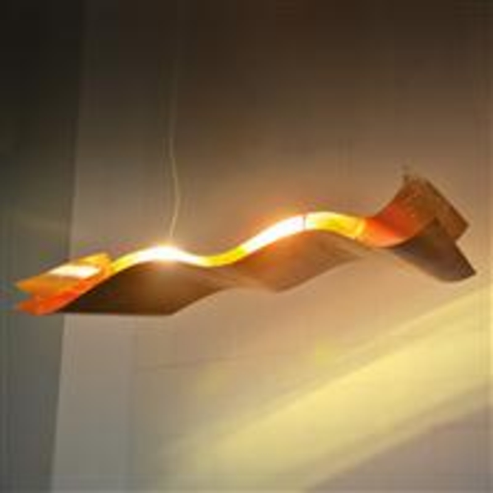 Lámpara de pared LED de diseño Crash 100 en blanco