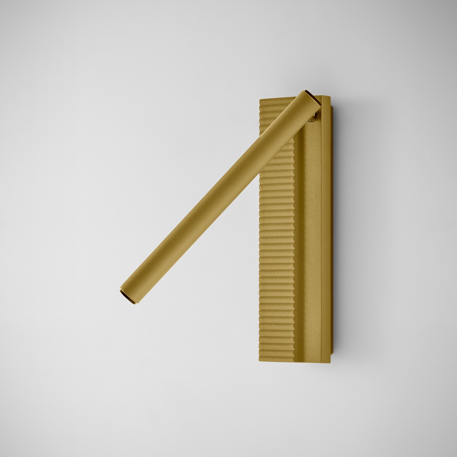 Bover LED-vägglampa Arid A/03 sandgul, aluminium, 2 700 K