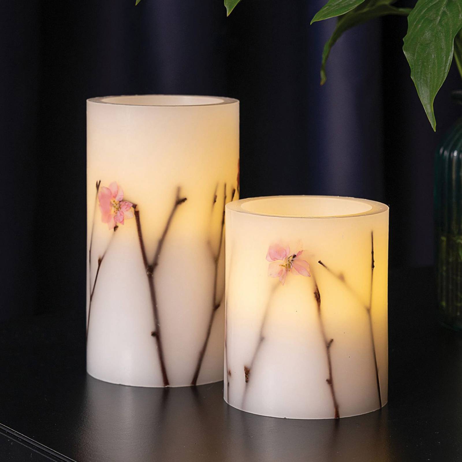 E-shop Pauleen Shiny Blossom Candle LED sviečka 2 kusy