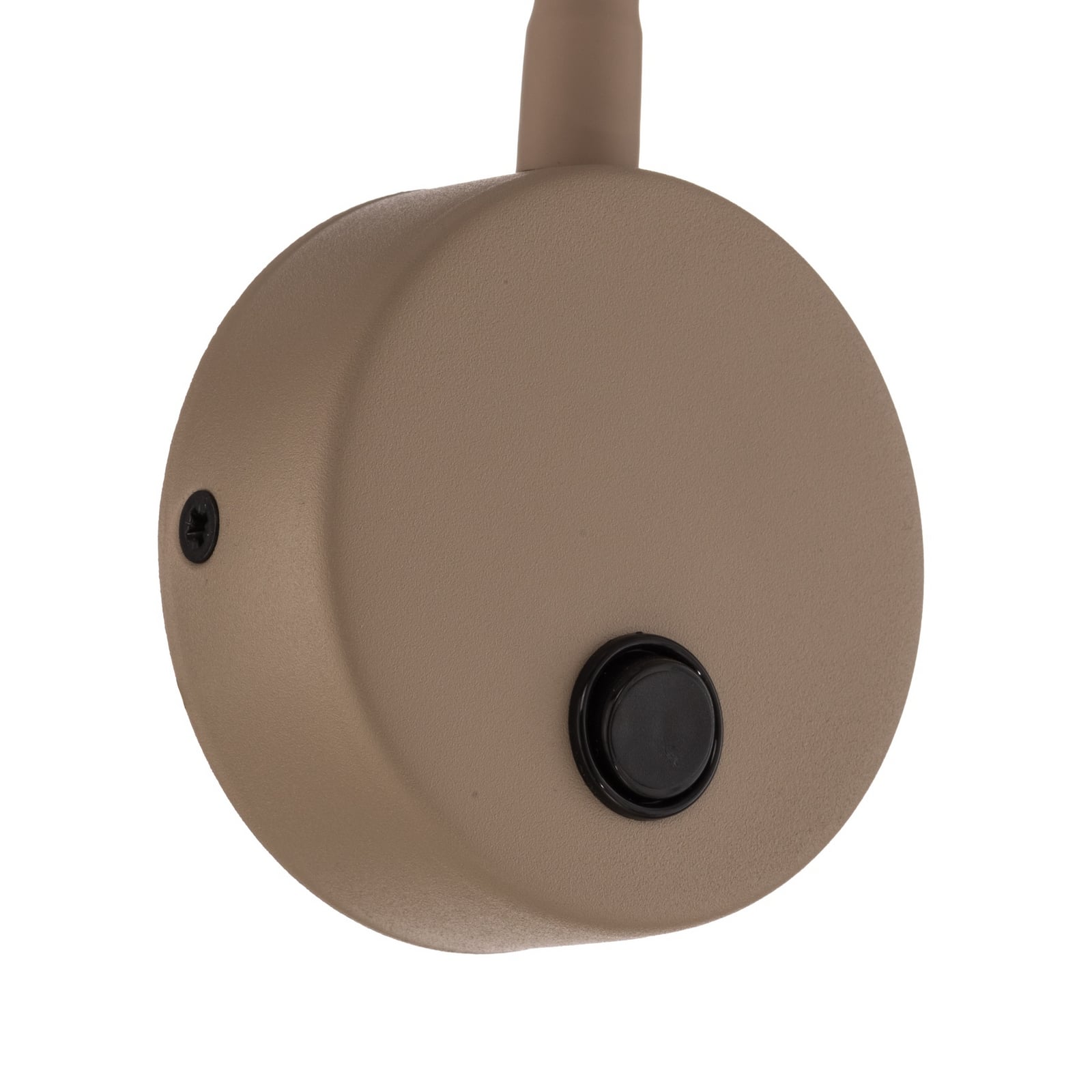Wandleuchte Lagos, sand/schwarz, G9, Höhe 45 cm, Metall