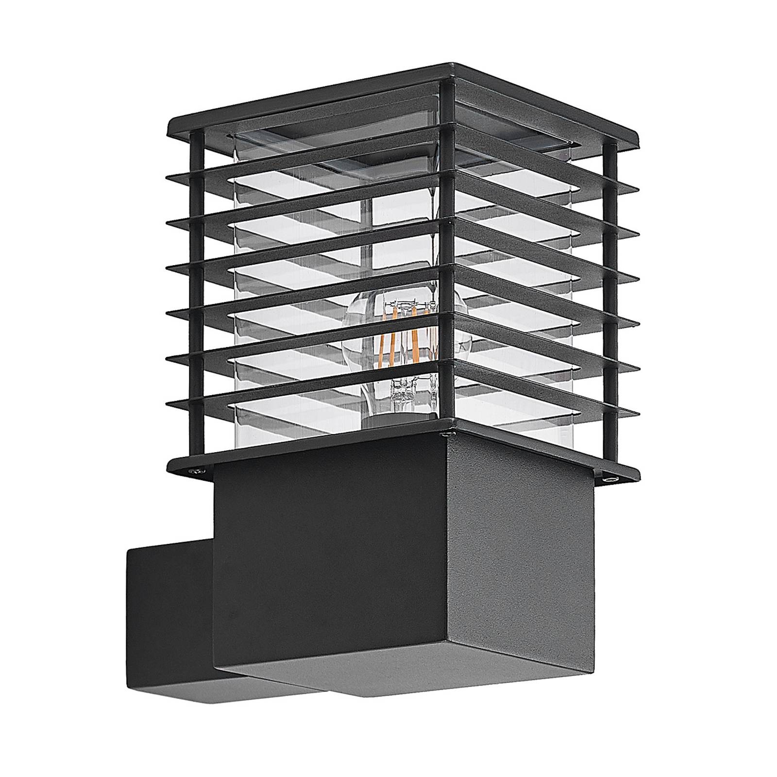Lindby Outdoor Wall Light - dimmable - Modern - Black