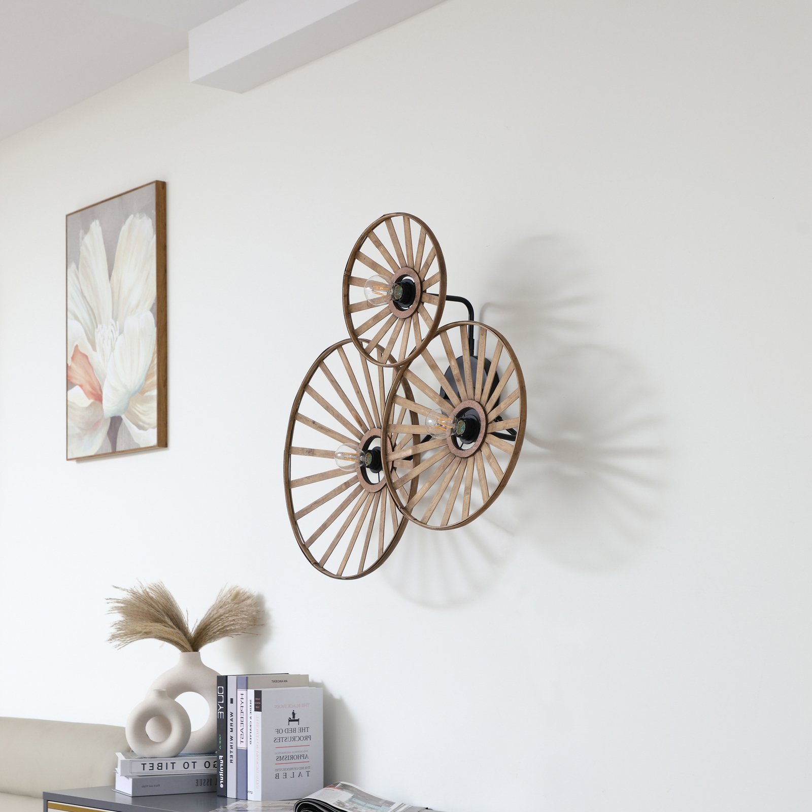 Evandor 3 Wall Lamp Nature - Lindby