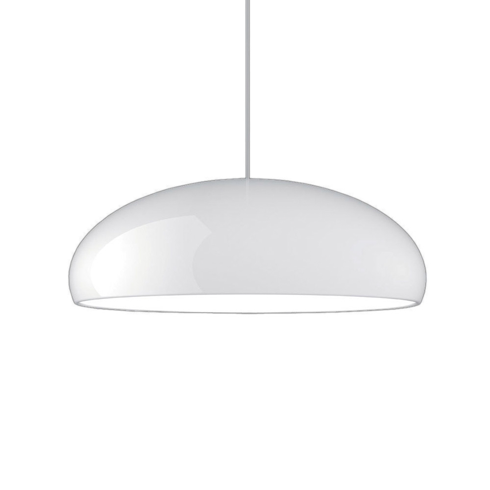 Fontana Arte Pangen - retro-hanglamp, wit