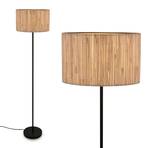 Slama floor lamp, natural colour, metal, seagrass, E27