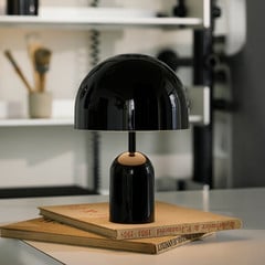 Przenośna lampa stołowa LED Tom Dixon Bell, czarna, IP44