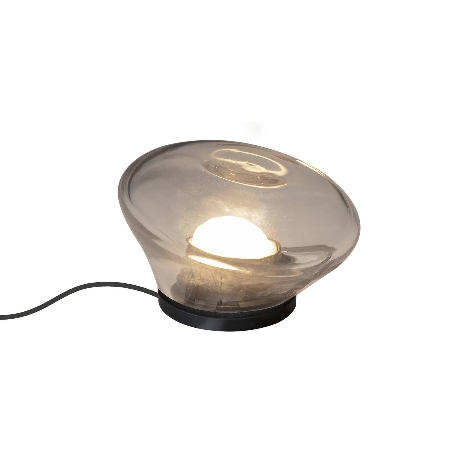 Karman Agua LED-Tischleuchte Ø13cm Glas klar