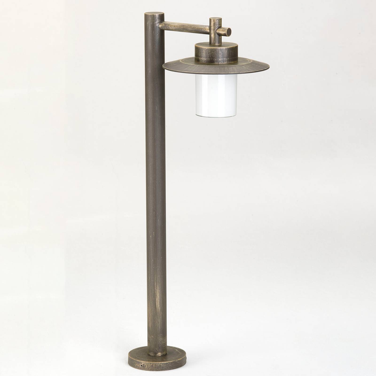 Albert Leuchten Modern country house style - path light Fiona, die-cast aluminium, glass, E27, 75 W, energy efficiency: A++, W: 26 cm, H: 88.5 cm