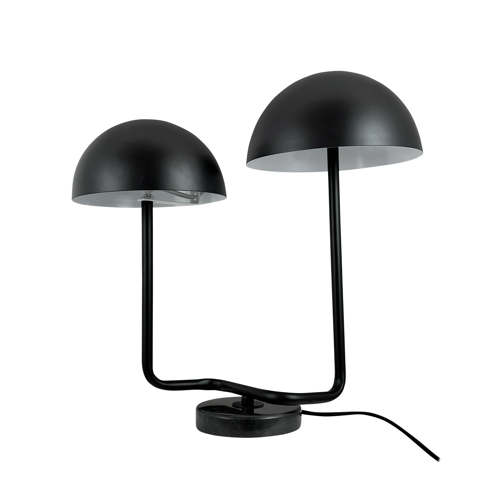 Dyberg Larsen stolní lampa Cluster, černá, kov, 2-ramenná.