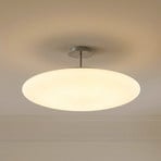 Lindby LED-taklampa Gunda, vit, glas, Ø 48 cm, dimbar