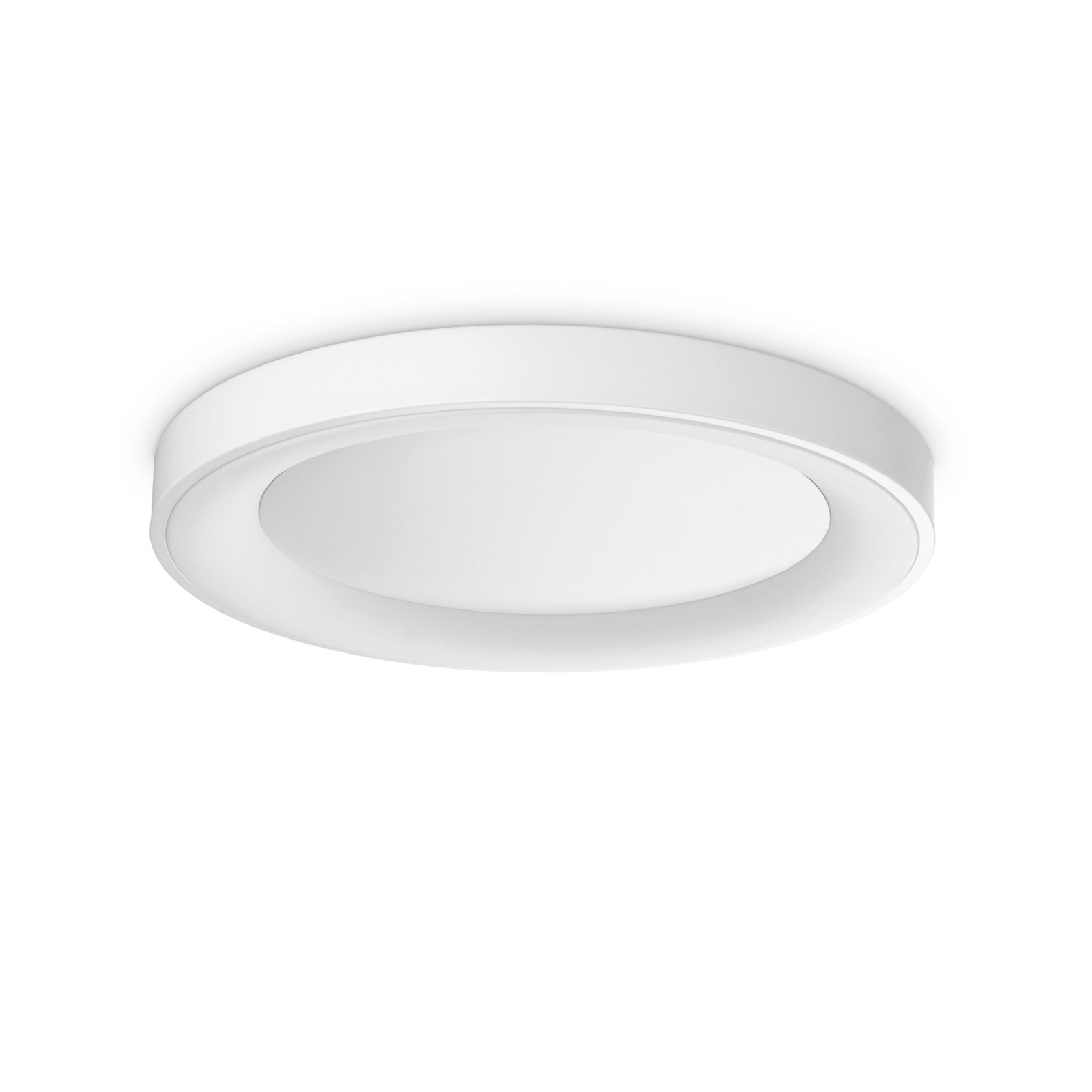 Ideal Lux LED stropné svietidlo Planet, biele, Ø 50 cm, kov