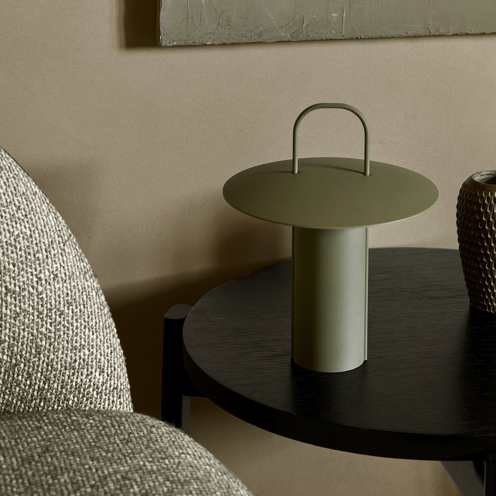 Ray Portable Tischleuchte Dusty Green - Audo Copenhagen