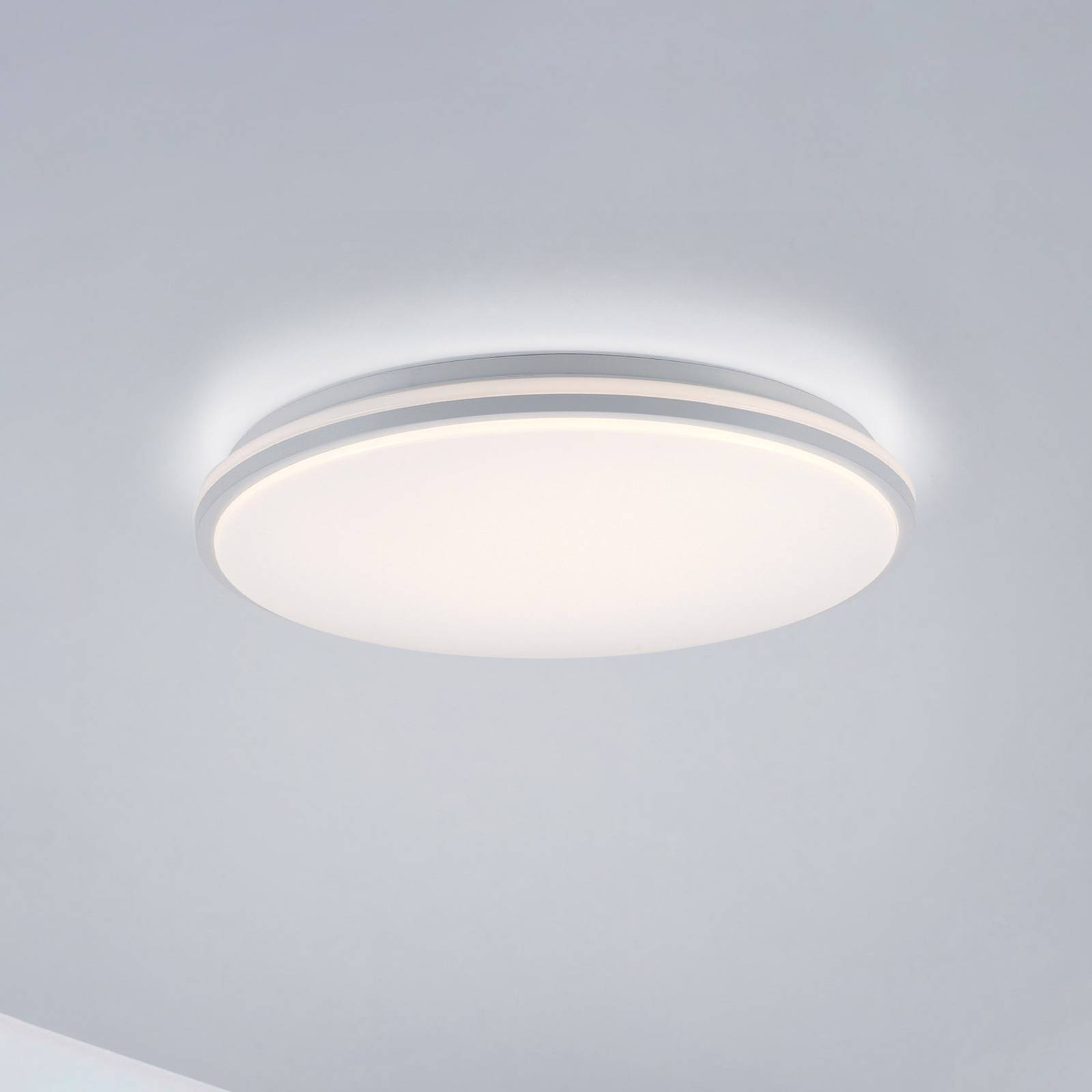 JUST LIGHT. Stropní svítidlo Colin LED, 3stupňový stmívač, Ø 49 cm
