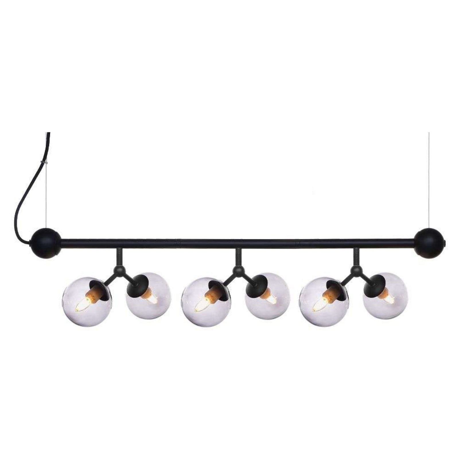Atom 6 Mini Taklampa Smoke Halo Design - Matsal - Metall