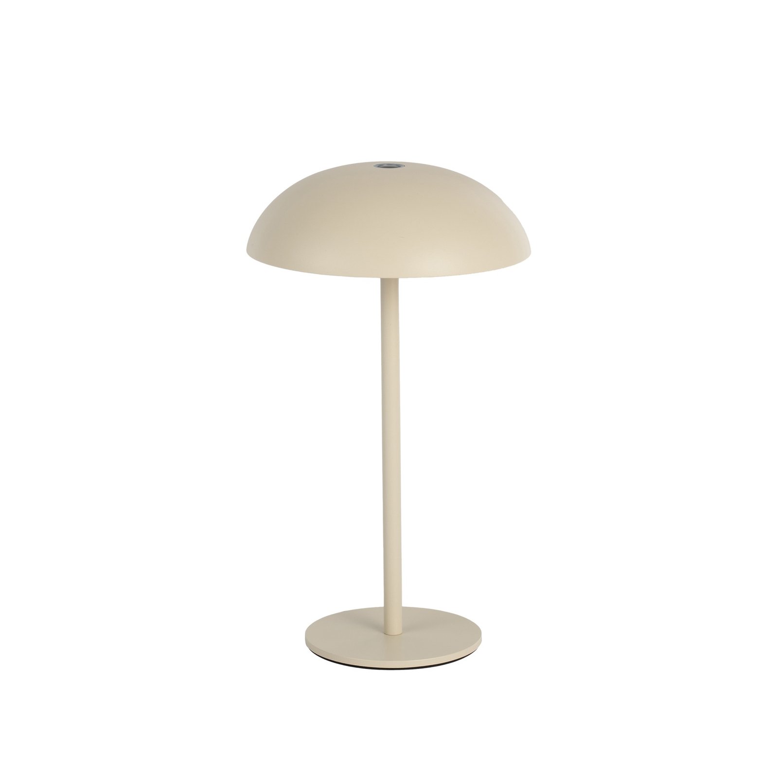 Arcchio LED oppladbar bordlampe Thenra, beige, veggfeste