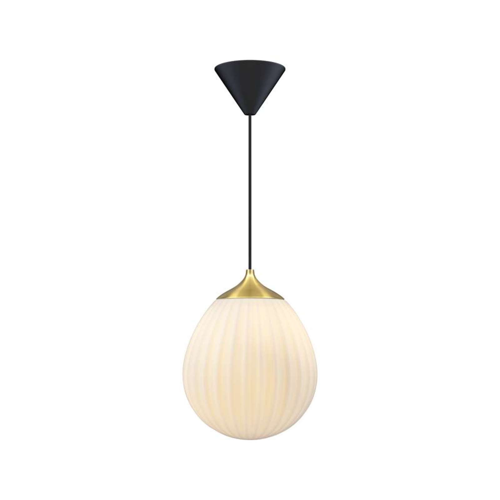 Around the World Lámpara Colgante Mini Brushed Brass/White/Black - UMAGE