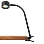 Lampada con morsetto ricaricabile Tari, nero, CCT, touch dimmer, USB