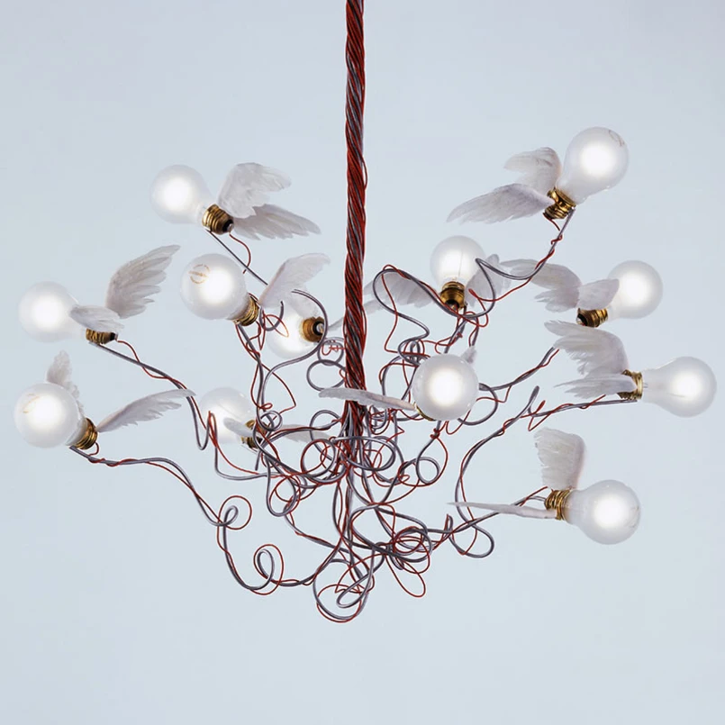 Ingo Maurer - Birdie LED Suspension Rouge