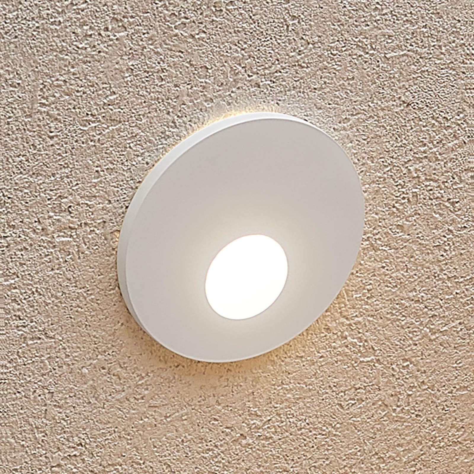 Arcchio Vexi-LED-uppovalaisin CCT valkoinen Ø7,5cm