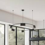 Genesis hängande lampa, aluminium, svart, 15 x GU10, Ø 100 cm