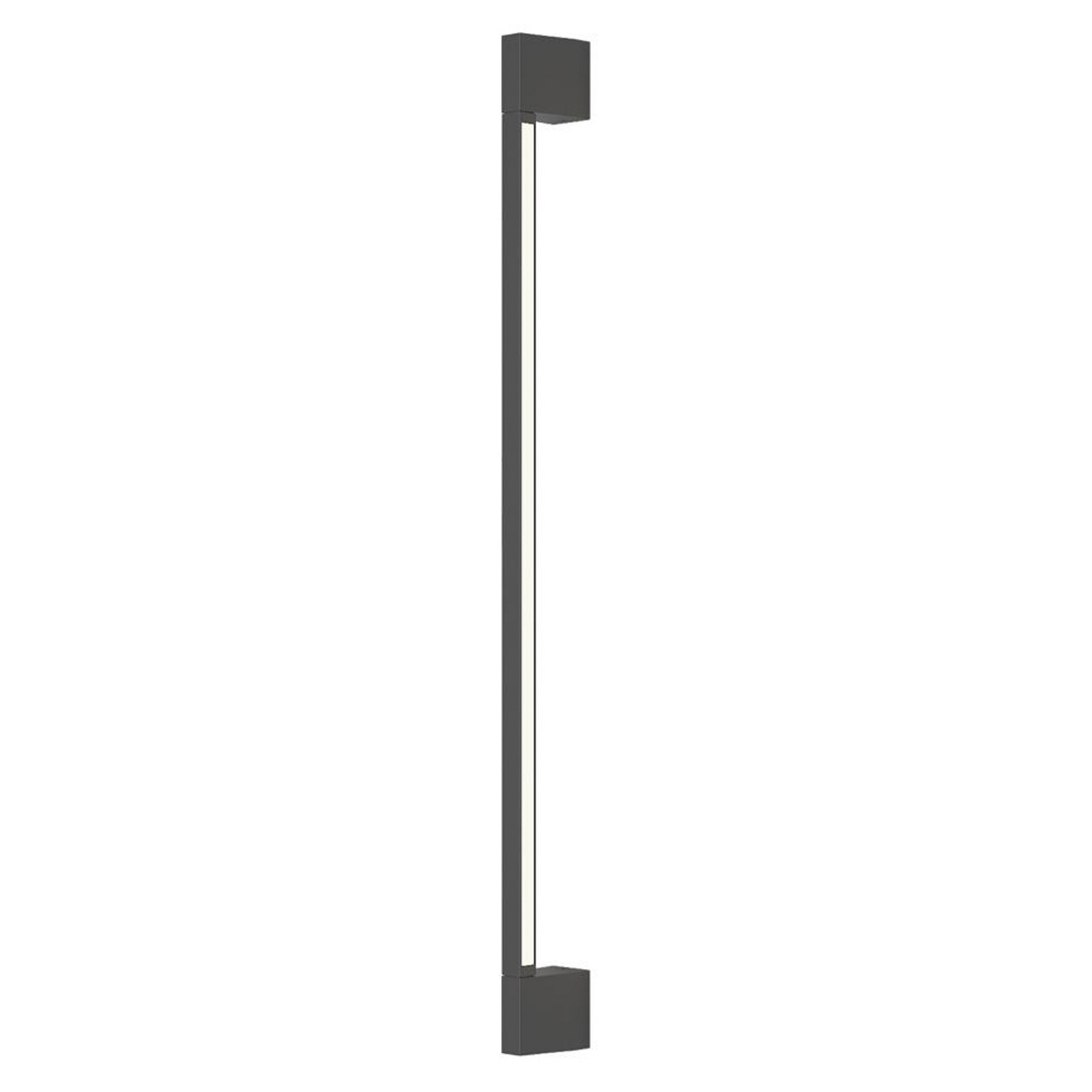 LED kültéri falilámpa Tessa, sötét szürke, magasság 90 cm, fém