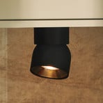 Downlight Pitcher, GU10, à 1 lampe, métal, noir