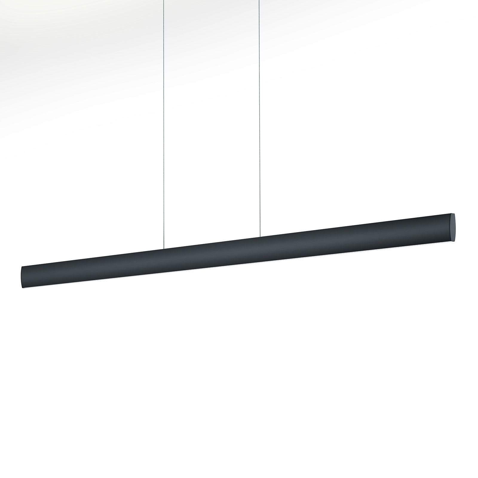 LED-Hängeleuchte Runa, schwarz, Länge 132 cm