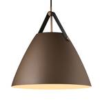 Hanging light Strap with metal shade beige, 36 cm