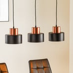 Olla hanging light, three-bulb