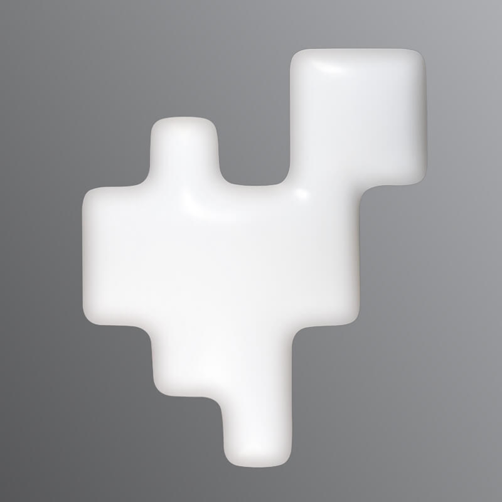 Kundalini Pixel - individual wall light, for Bedroom, polyethylene, metal, E14, 12 W, energy efficiency: A++, L: 42 cm, H: 51 cm